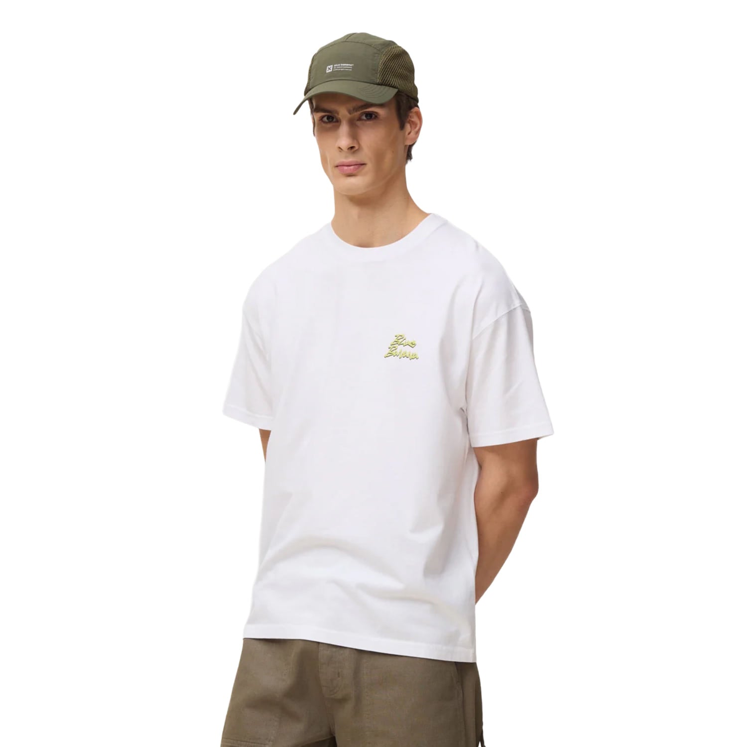 Blue Banana Movement Tee White  - SS26UG011MOVWH00