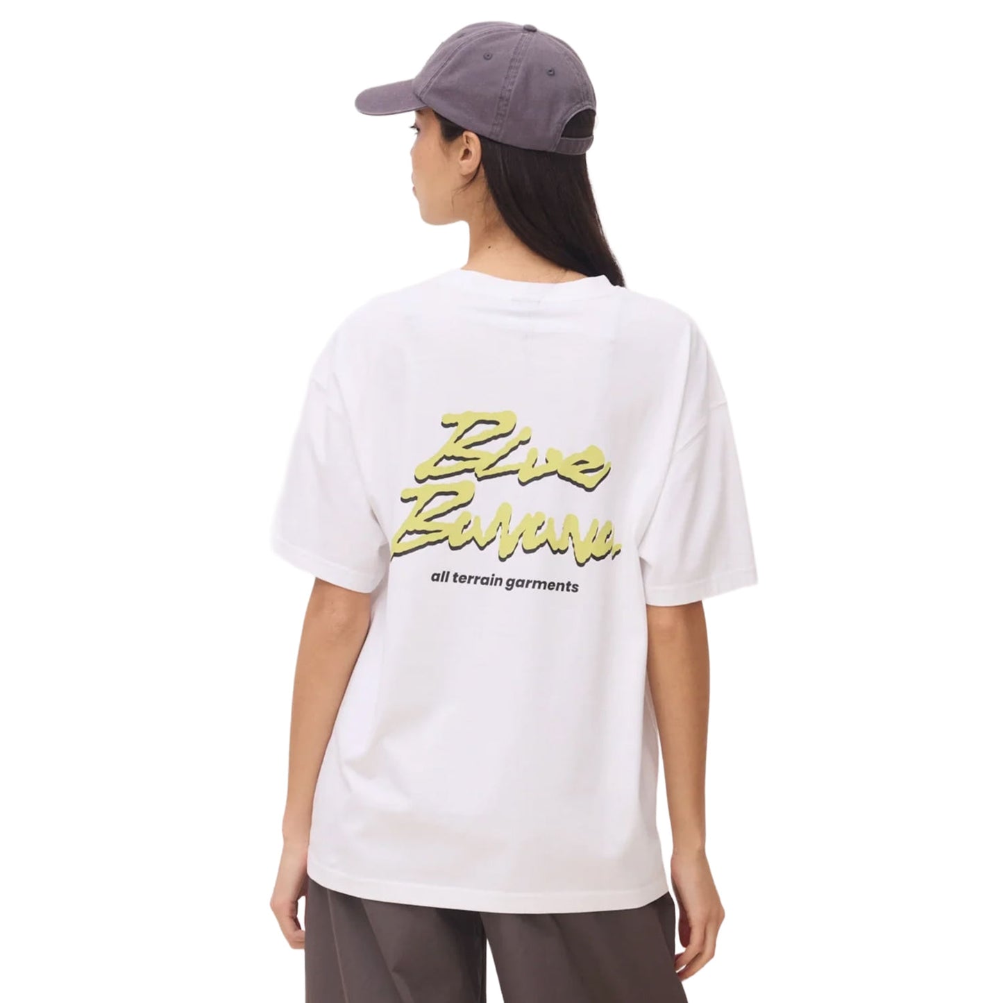 Blue Banana Movement Tee White  - SS26UG011MOVWH00