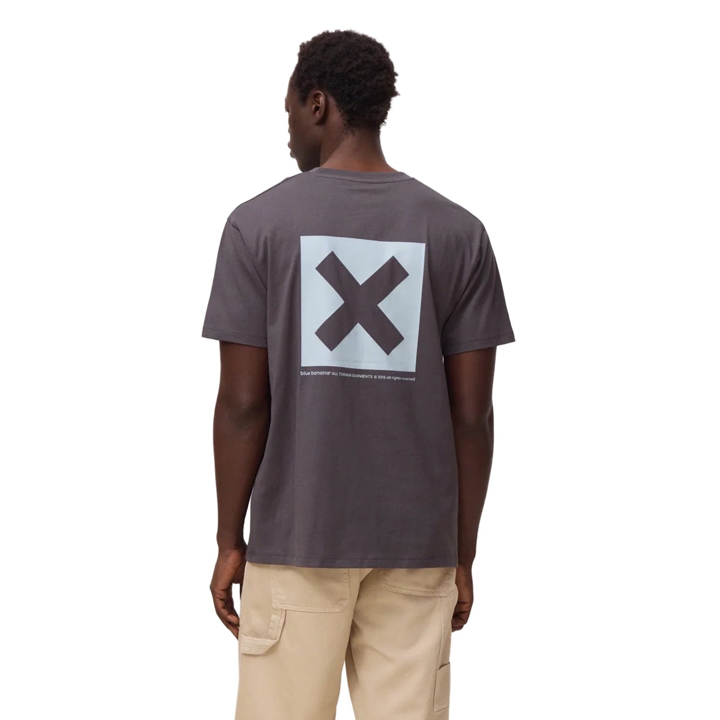 Blue Banana Nature Tee Anthracite  - SS26UG011NATGY01