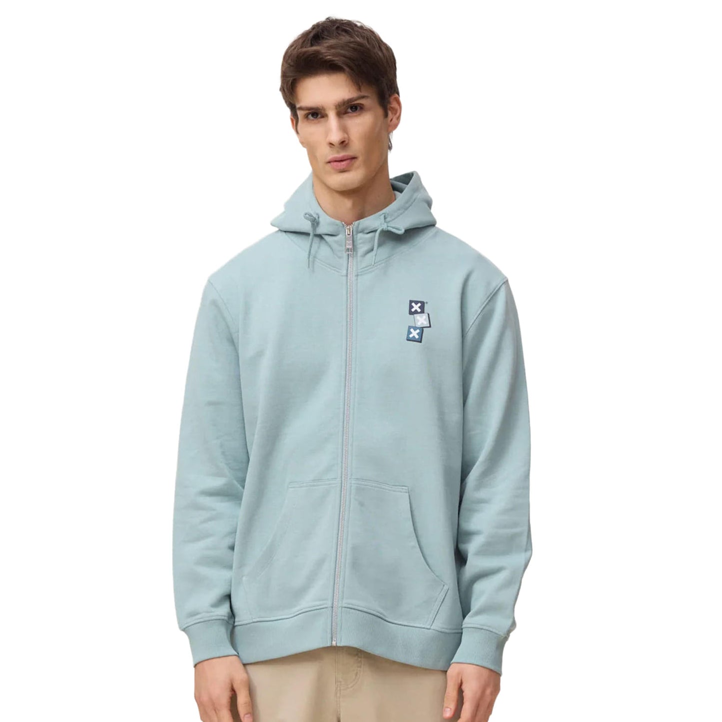 Blue Banana Goods Full Zip Hoodie Mist  - SS26UG017GOOBL20