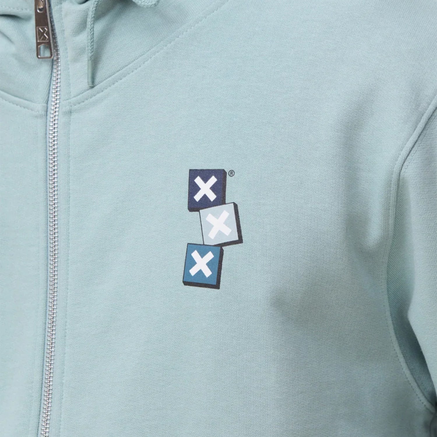 Blue Banana Goods Full Zip Hoodie Mist  - SS26UG017GOOBL20