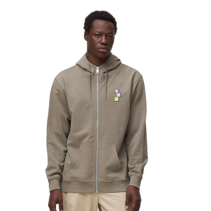 Blue Banana Goods Full Zip Hoodie Olive Green  - SS26UG017GOOGR06