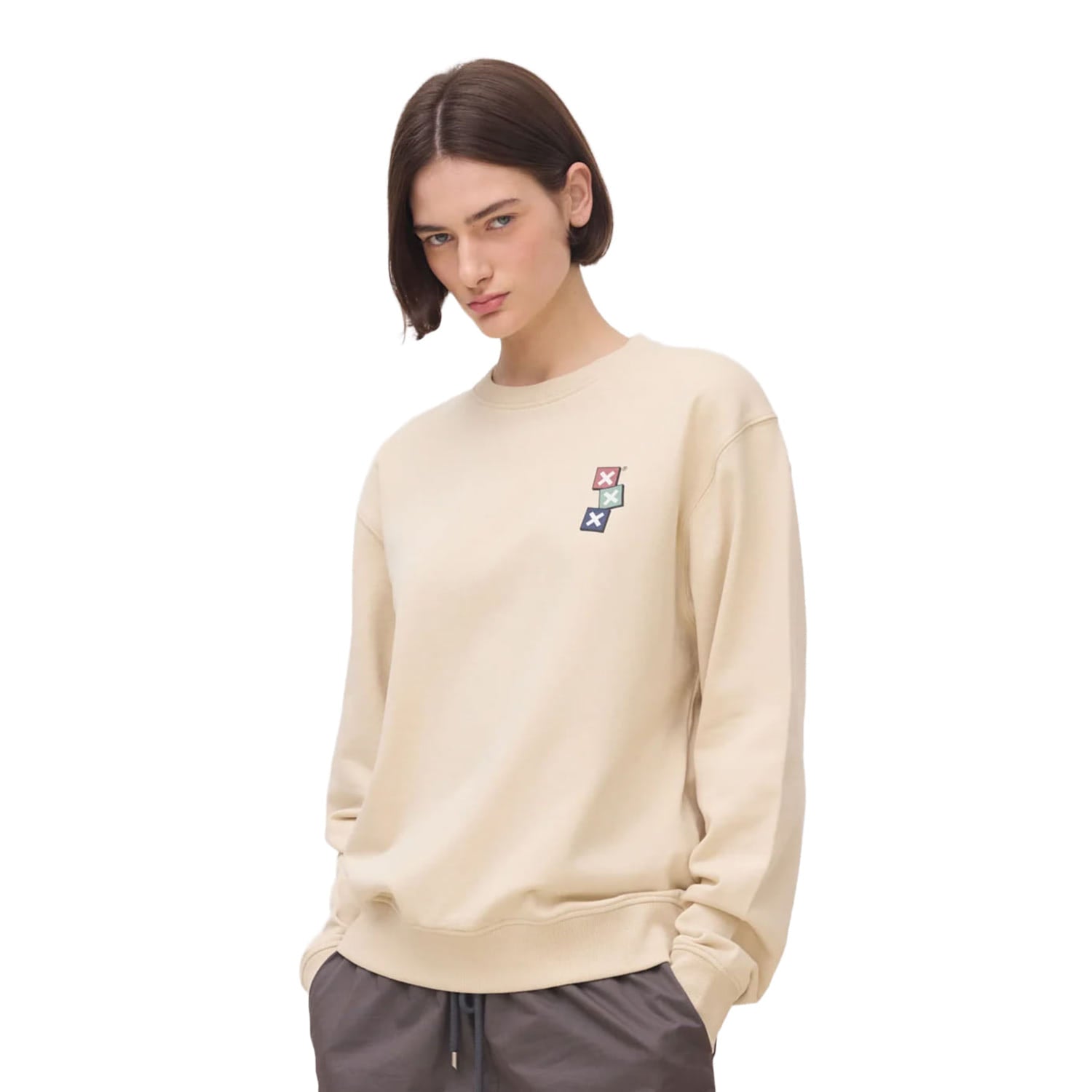Blue Banana Goods Crew Beige  - SS26UG021GOOYL06