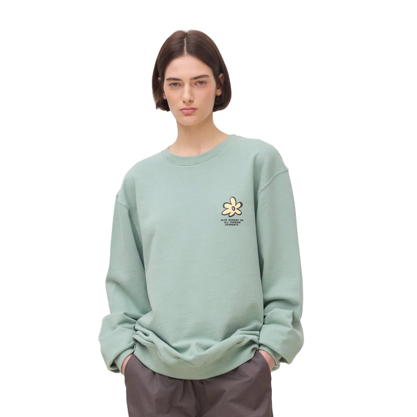 Blue Banana Grow Crew Sage  - SS26UG021GROGR17