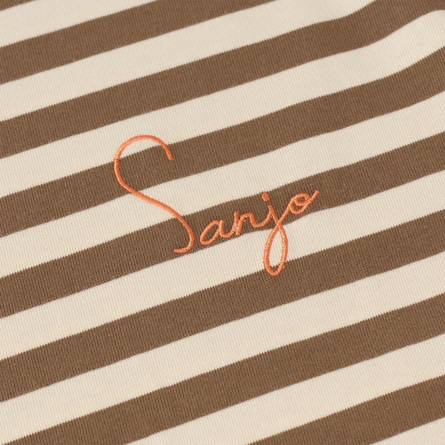 Sanjo Stripes 80 T-Shirt Cappucino Ecru  - SS26_1S8_CAP