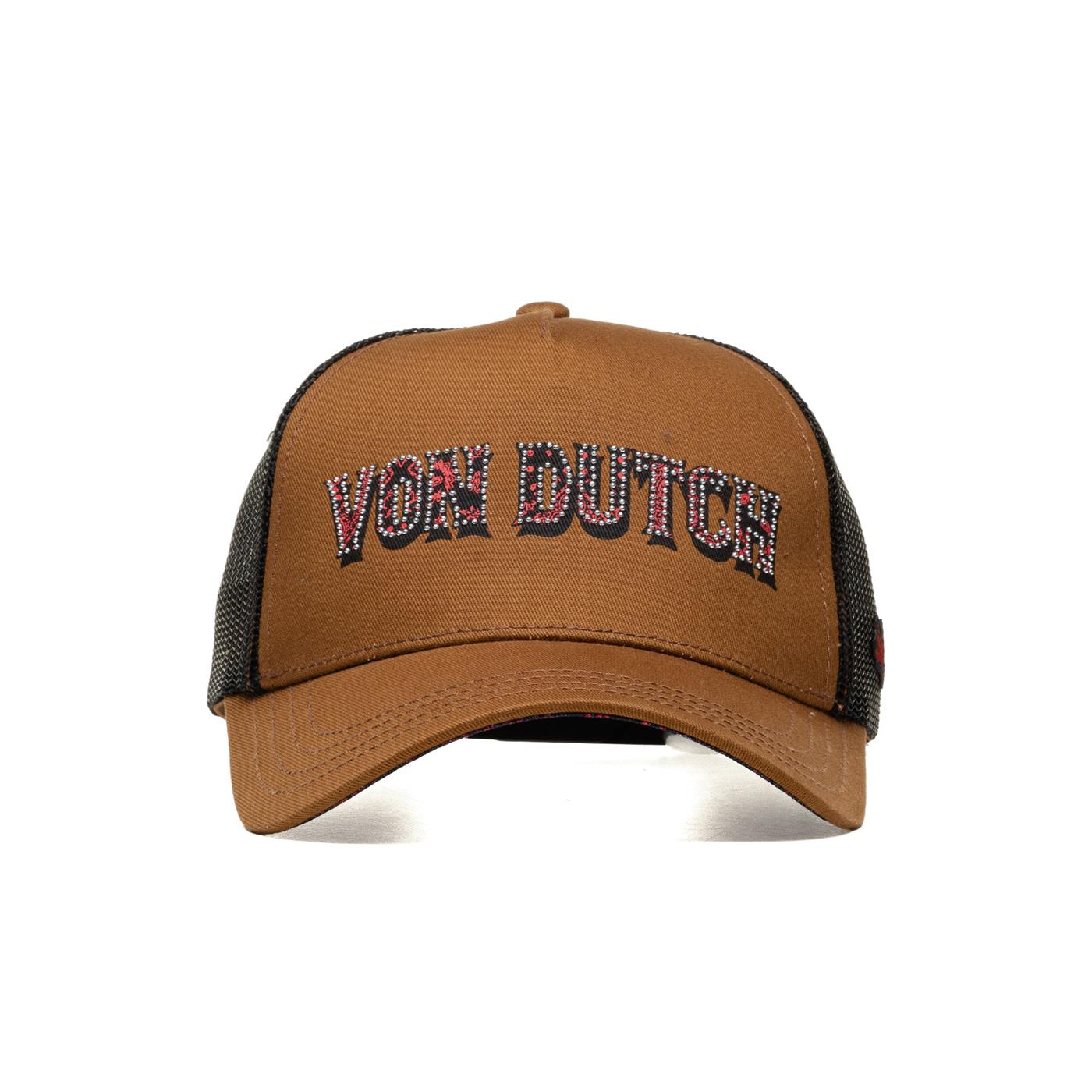 Von Dutch Snapback Cap Brown/Black  - STUD-N