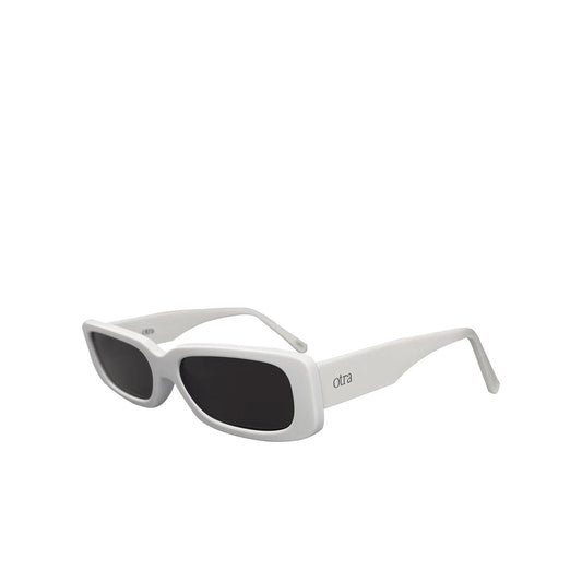 Otra Sunny Sunglasses White/Smoke  - SUN-WHTSMK-936