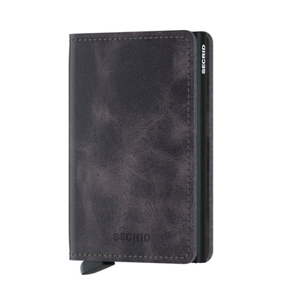 Secrid Slimwallet Vintage Grey/Black  - SVGREYBLACK