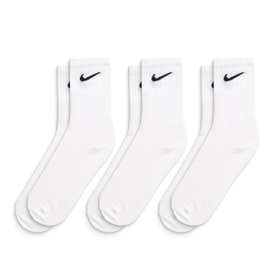 Nike Everyday Lightweight Crew Socks White/Black  - SX7676-100