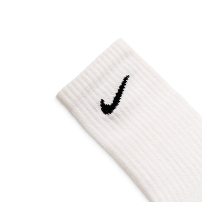 Nike Everyday Lightweight Crew Socks White/Black  - SX7676-100