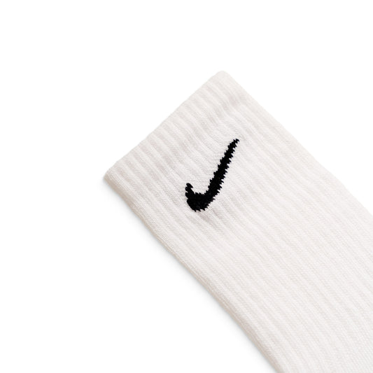 Nike Everyday Lightweight Crew Socks White/Black  - SX7676-100