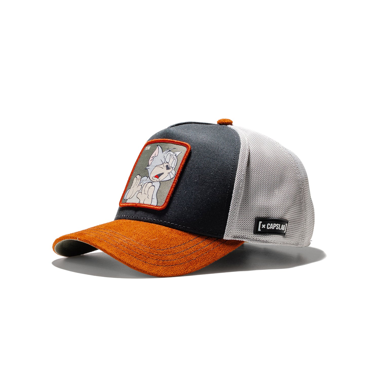 Capslab Tom & Jerry Tom Cap Black/Brown/Grey  - TAJ7-PCT-TOM2