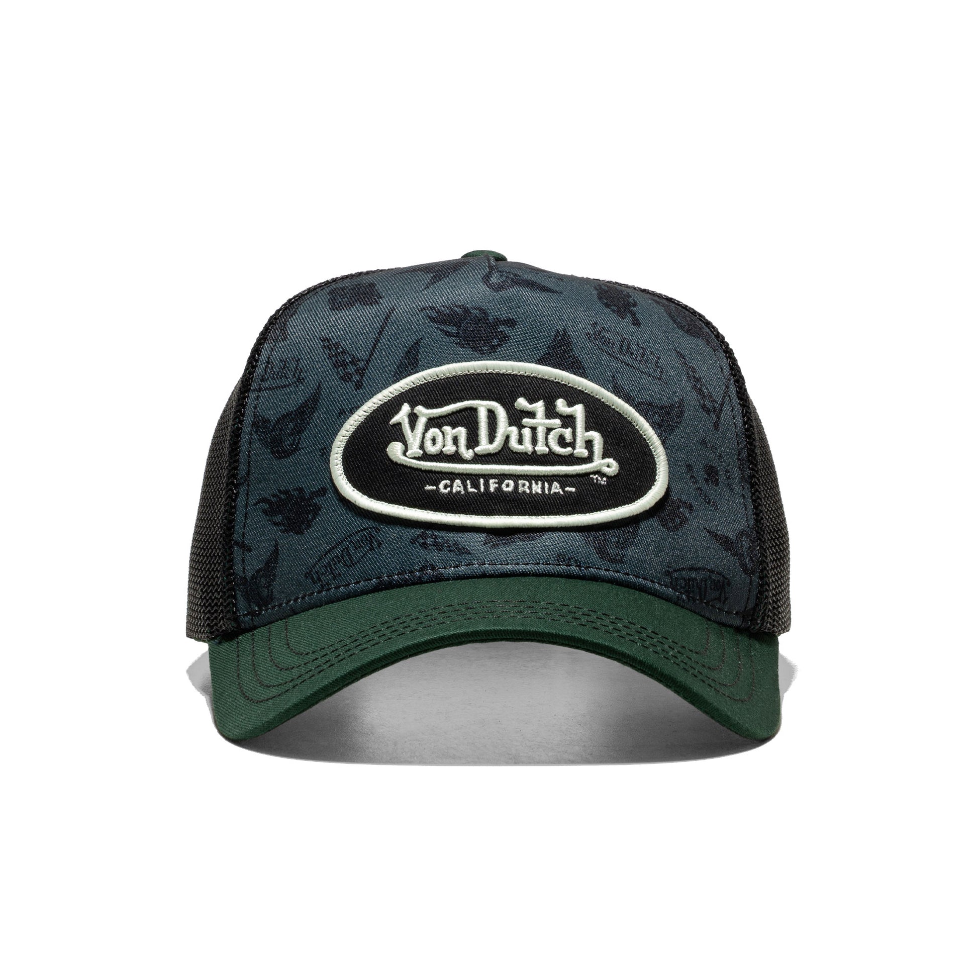 Von Dutch Trucker Green/Black  - TAT03