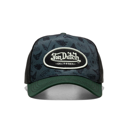 Von Dutch Trucker Green/Black  - TAT03