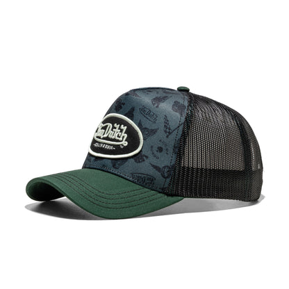 Von Dutch Trucker Green/Black  - TAT03