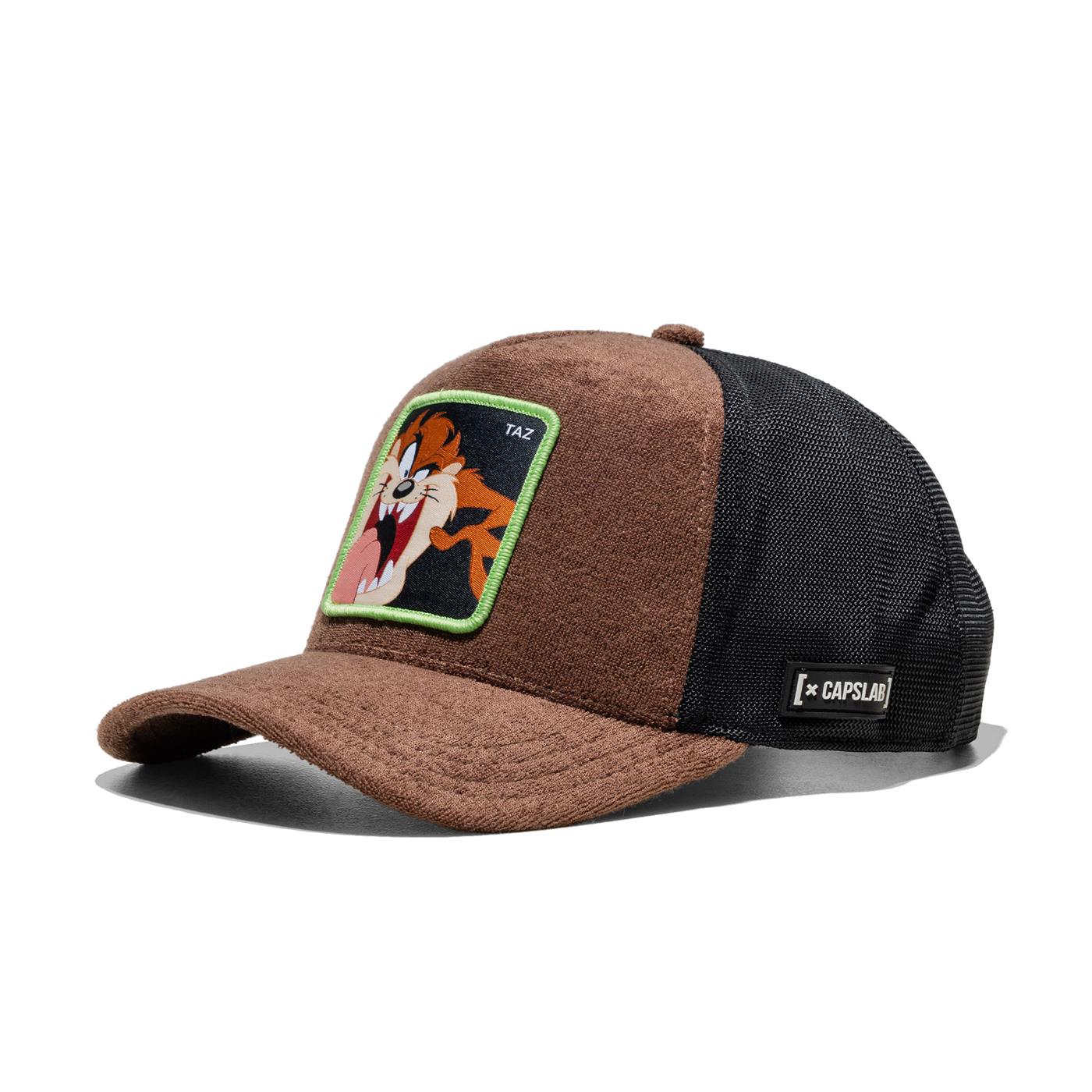 Capslab Looney Tunes Taz Trucker Cap Brown/Black  - TAZ3-CT