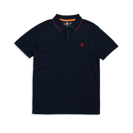 Timberland SS Jacquard YD Polo Dark Sapphire  - TB0A26NF4331