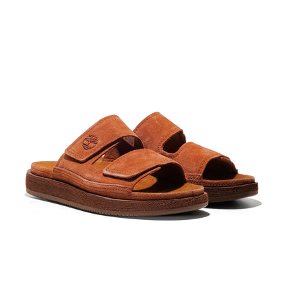 Timberland Casco Cove Slide Sandal Medium Brown Suede