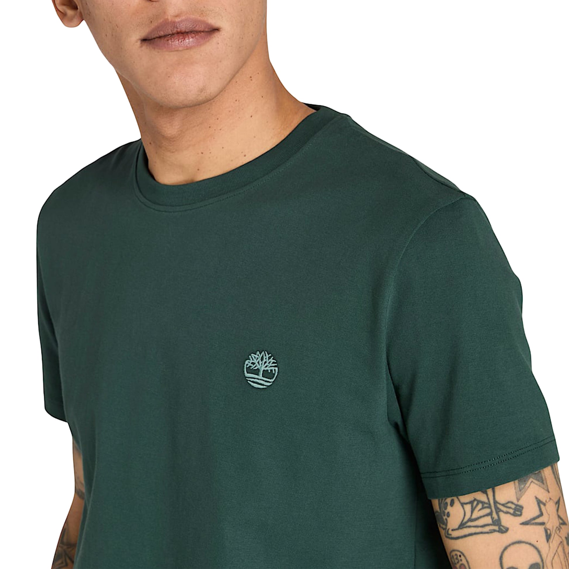 Timberland SS Dun-River Crew Tee Green Gables  - TB0A2BPR3171