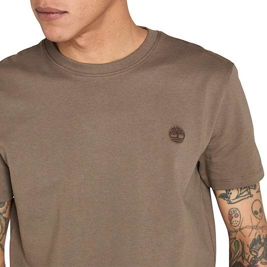 Timberland SS Dun-River Crew Tee Chocolate Chip  - TB0A2BPRBK01