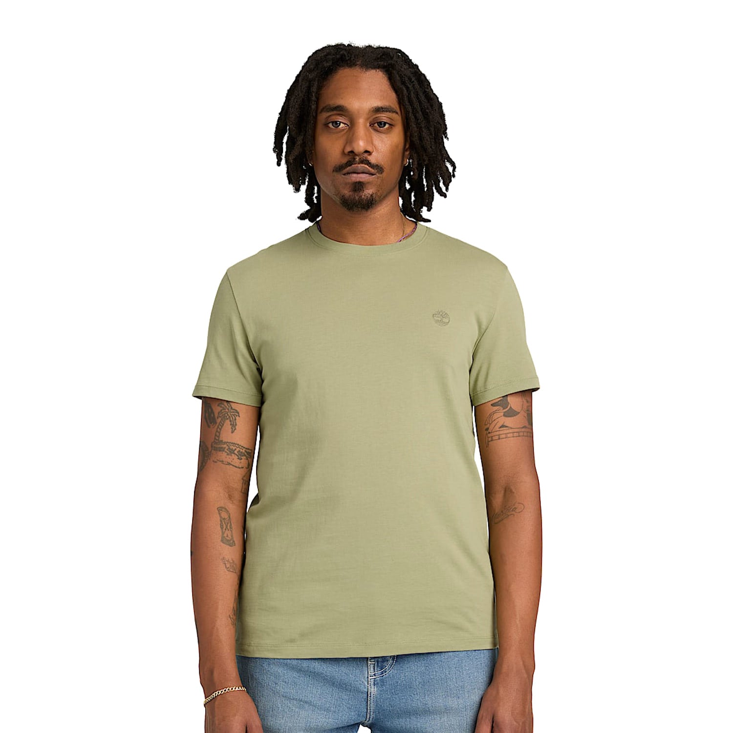 Timberland Dunstan-River SS Tee Sage  - TB0A2BPRBQ01