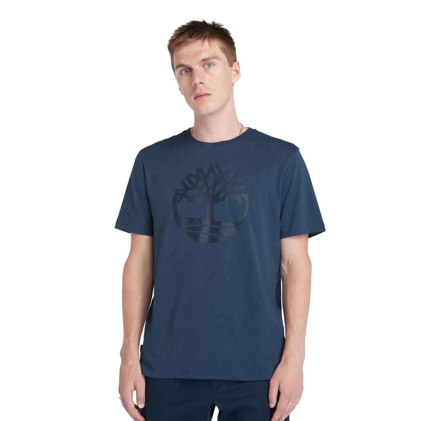 Timberland Kbec River Tree Tee Dark Denim/Dark Sapphire  - TB0A2C2RS741