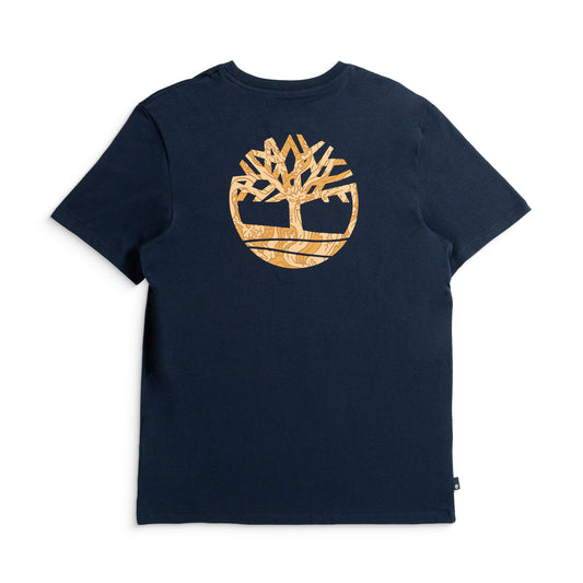 Timberland Kennebec River Back Camo Tree Logo SS Tee  - TB0A2FKZ4331