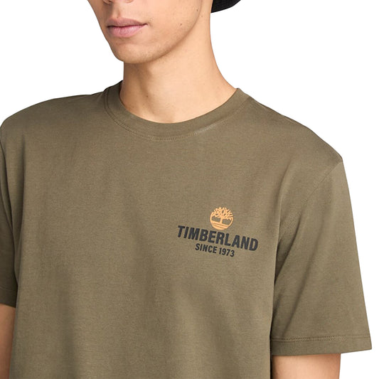 Timberland Work Inspired Back Graphic Tee Leaf Green  - TB0A2G8SA581