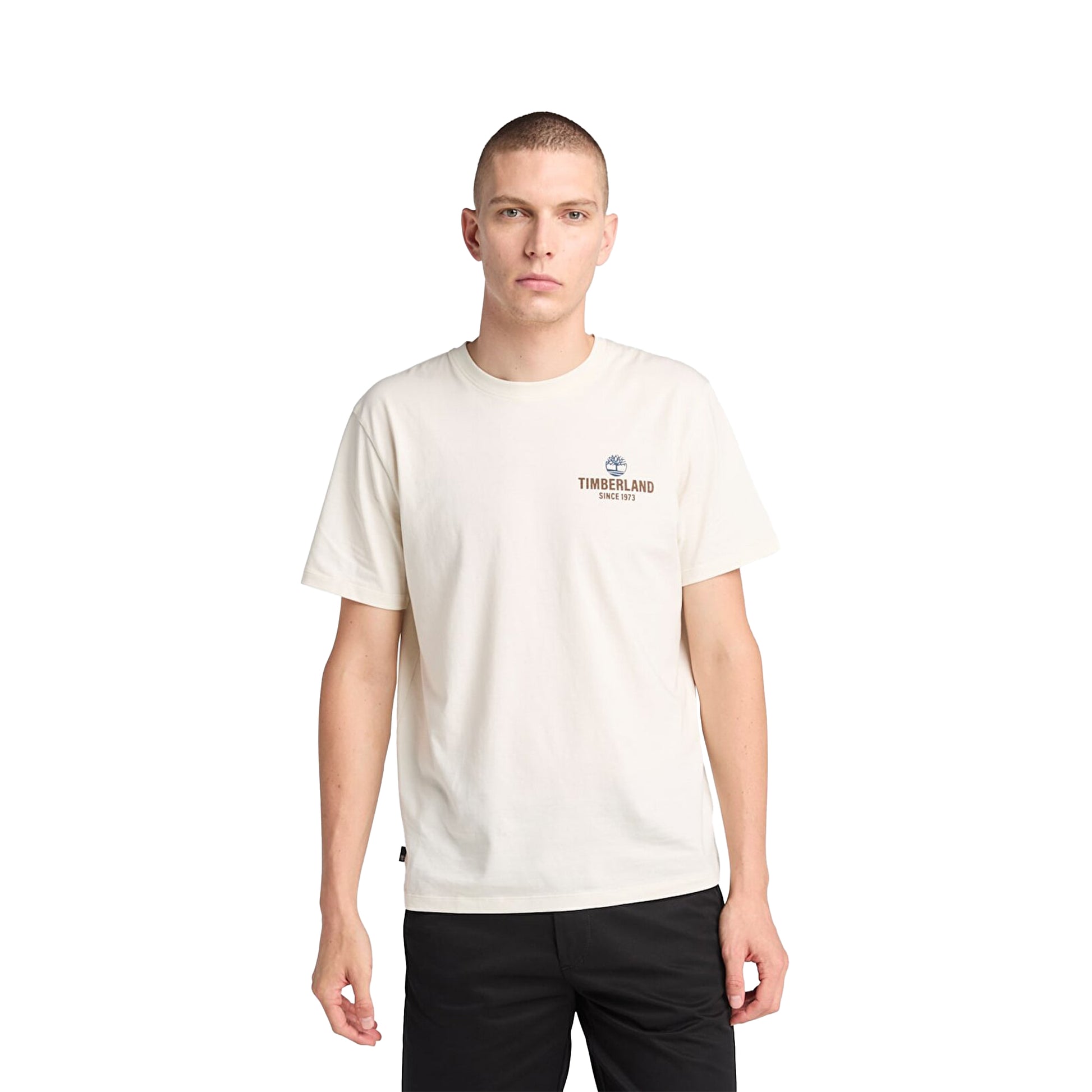 Timberland Work Inspired Back Graphic Tee Vintage White  - TB0A2G8SCM91