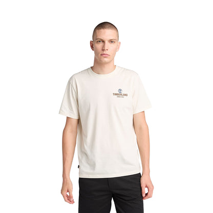 Timberland Work Inspired Back Graphic Tee Vintage White  - TB0A2G8SCM91