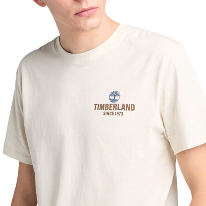 Timberland Work Inspired Back Graphic Tee Vintage White  - TB0A2G8SCM91