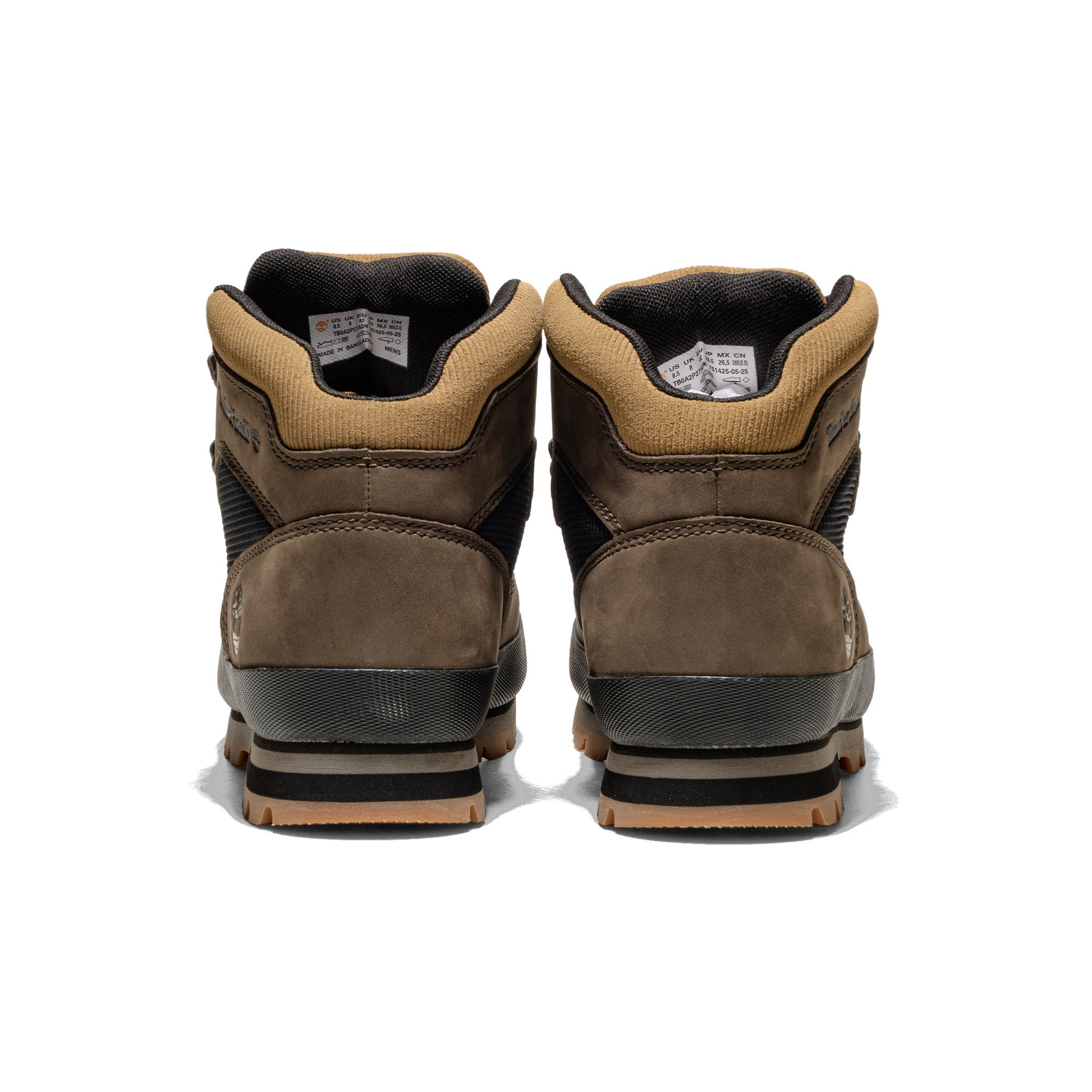 Timberland Euro Hiker Mid Lace Up Boot Dark Brown  - TB0A2P27A2M1