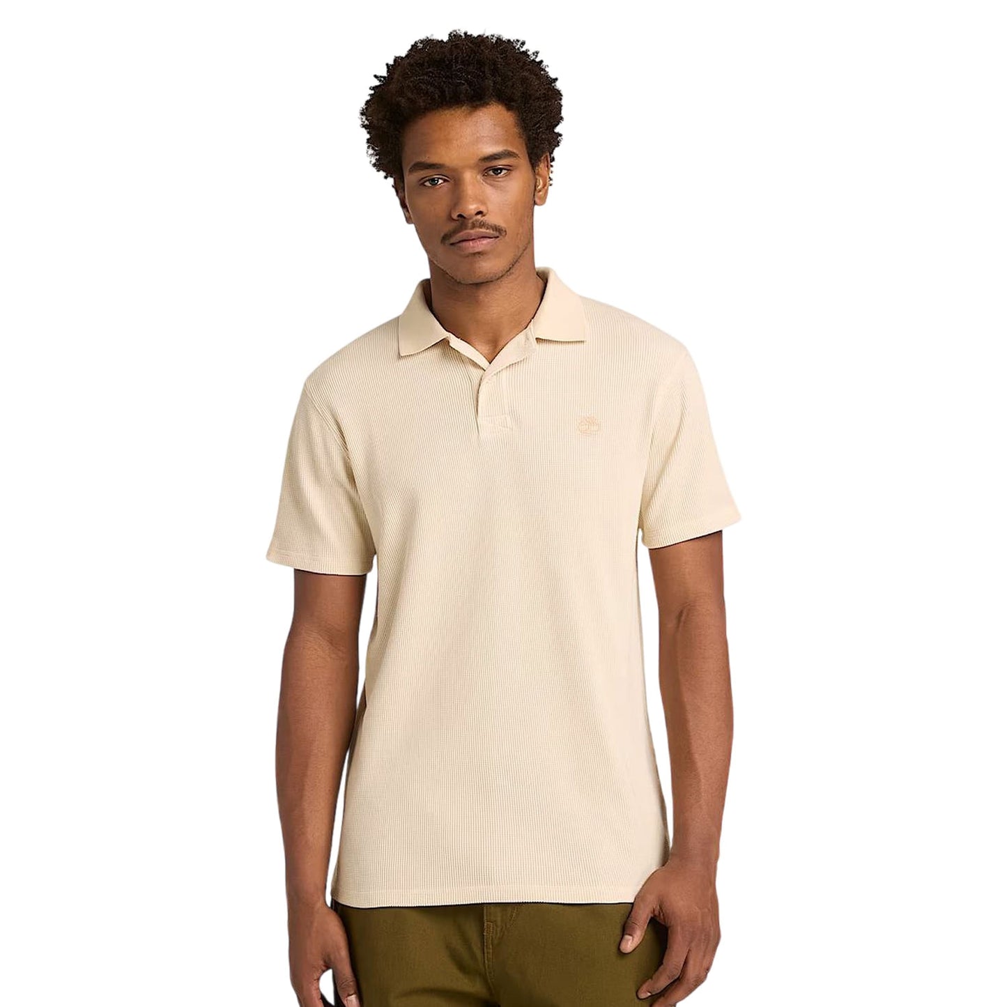 Timberland Wharf River Waffle SS Polo Angora  - TB0A41S5EFL1