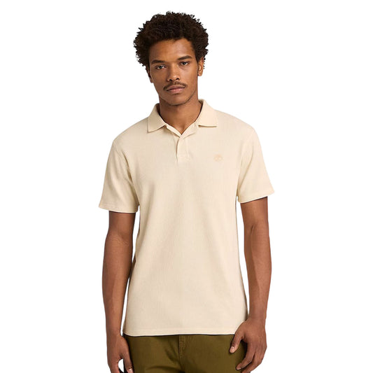 Timberland Wharf River Waffle SS Polo Angora  - TB0A41S5EFL1