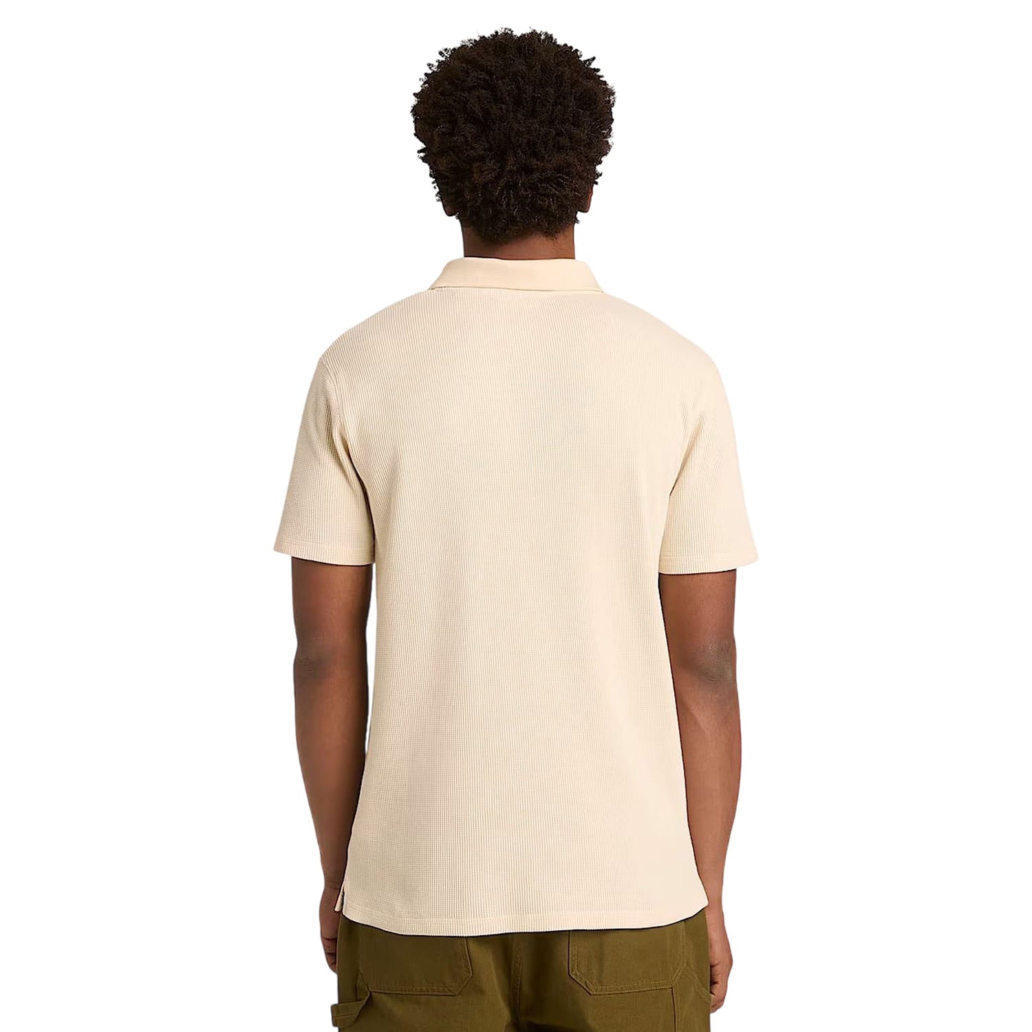 Timberland Wharf River Waffle SS Polo Angora  - TB0A41S5EFL1