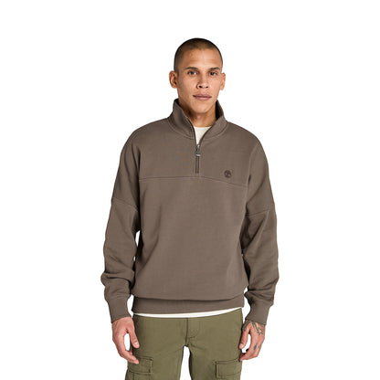Timberland 1/4 Zip Sweatshirt Chocolate Chip  - TB0A5MD2BK01