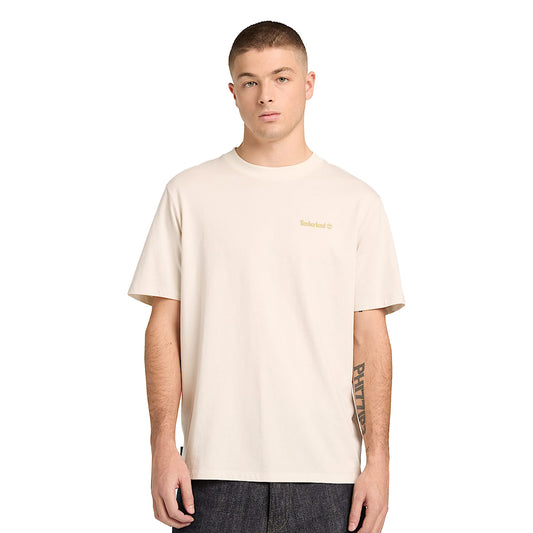 Timberland Magnet Back Graphic Tee Vintage White  - TB0A5MNVCM91