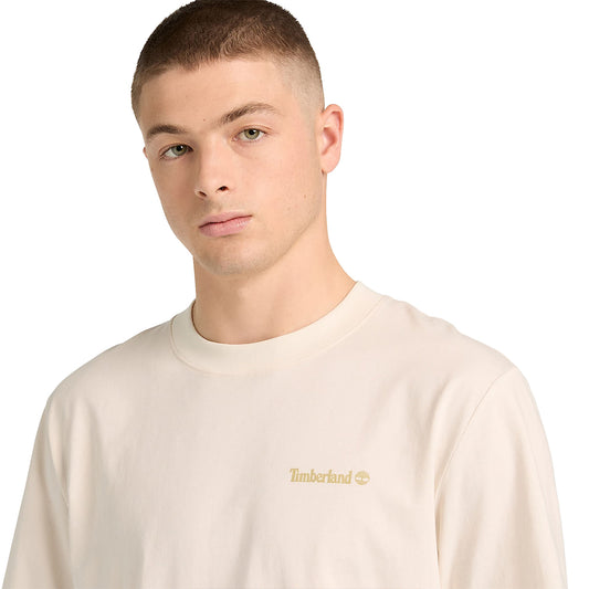 Timberland Magnet Back Graphic Tee Vintage White  - TB0A5MNVCM91