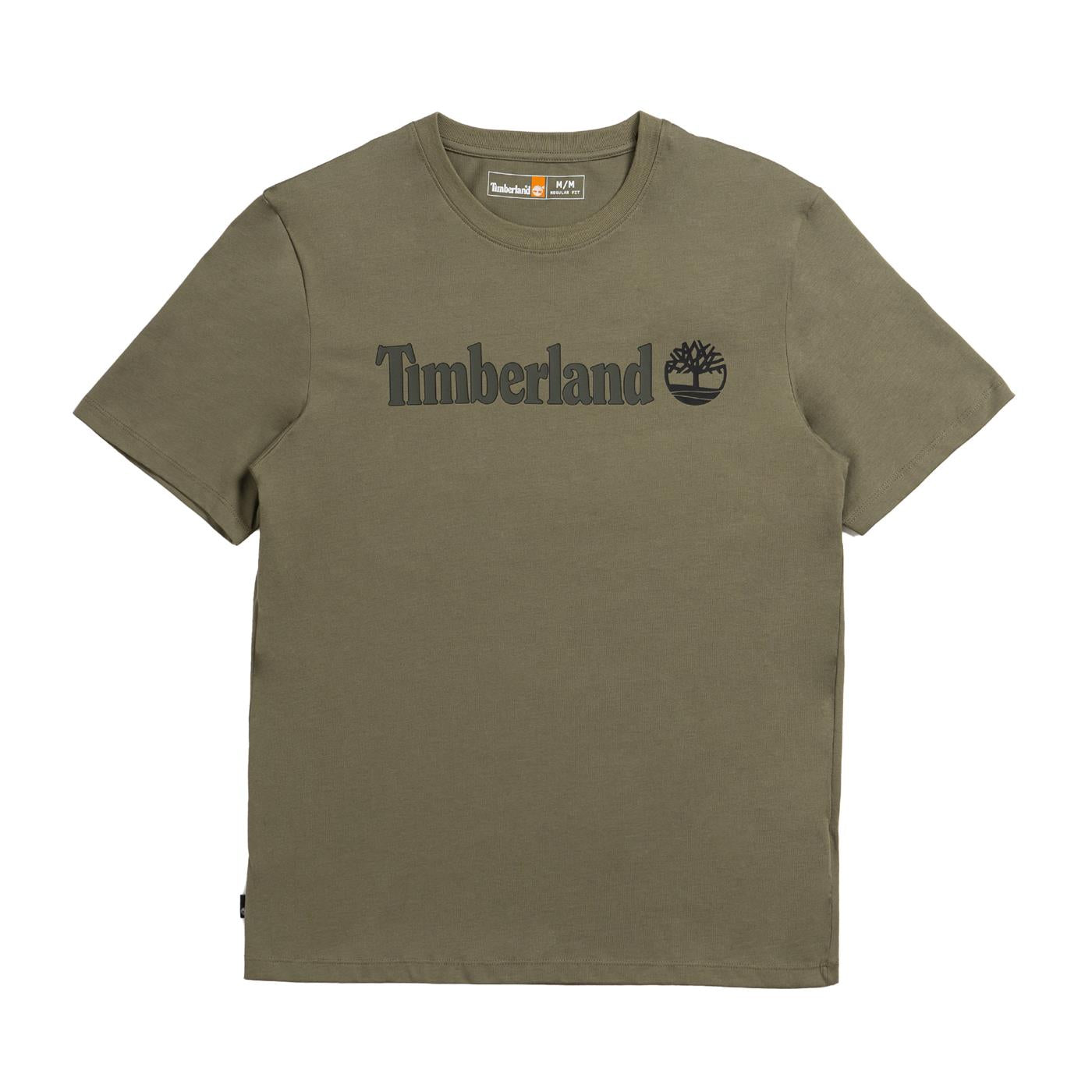 Timberland Kenn Linear Logo SS Tee Cassel Earth  - TB0A5UPQ5901