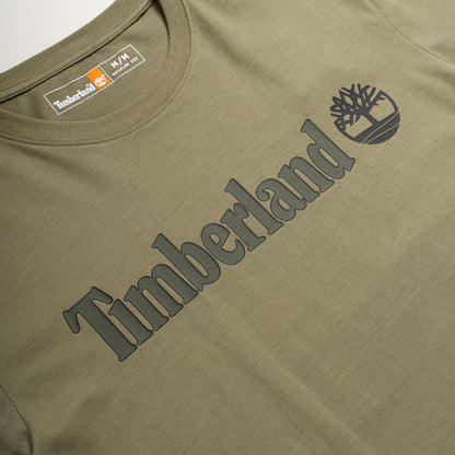 Timberland Kenn Linear Logo SS Tee Cassel Earth  - TB0A5UPQ5901