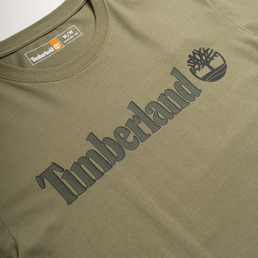 Timberland Kenn Linear Logo SS Tee Cassel Earth  - TB0A5UPQ5901