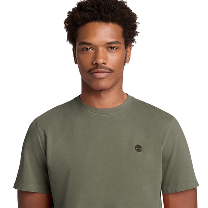 Timberland Dunstan River Garment Dye SS Tee Leaf Green  - TB0A5YAYA581