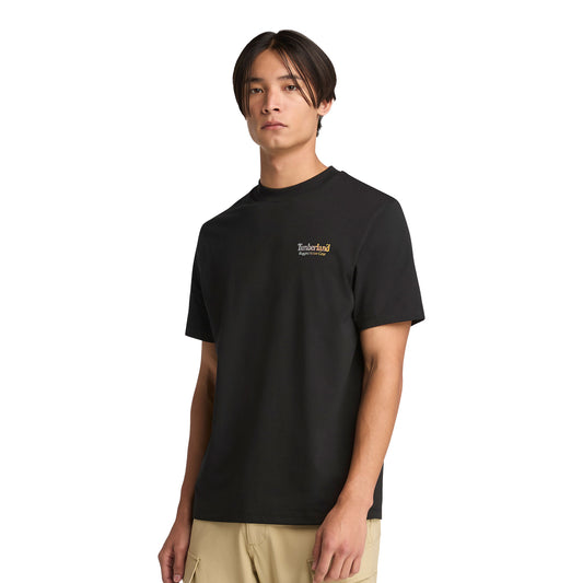 Timberland Rugged Active Gear Back Graphic Tee Black  - TB0A6DMA0011