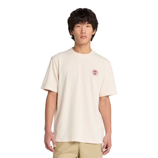 Timberland Washed Boot Lab Back Graphic Tee Undyed  - TB0A6DPDCR31