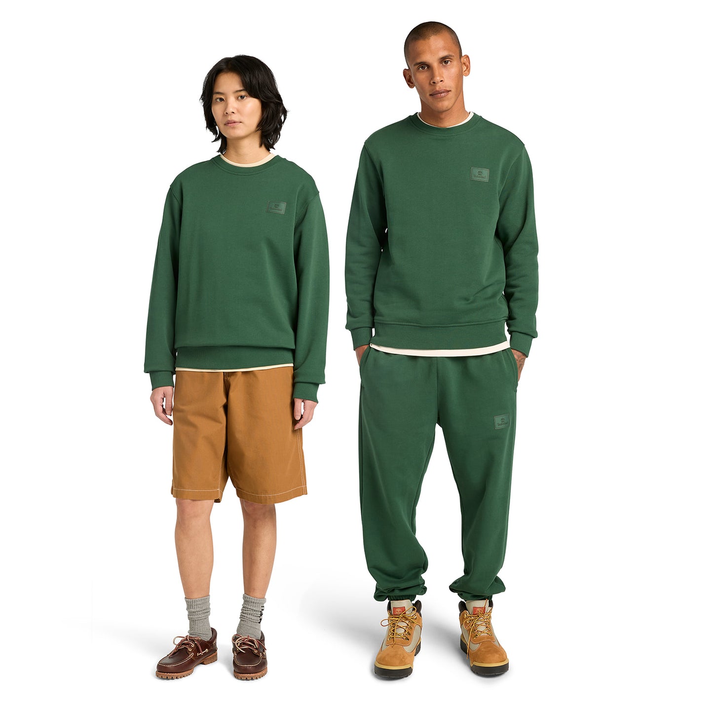 Timberland Silicon Badge (LB) Crew Pineneedle  - TB0A6KPBA6X1