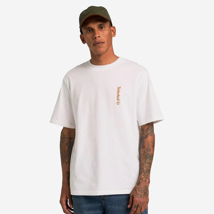 Timberland "Oval Logo" Graphic SS Tee White