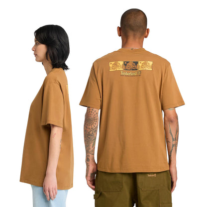 Timberland "Triple Tree" Graphic SS Tee Dark Wheat Boot