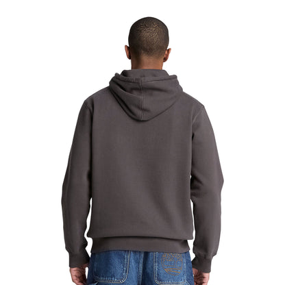 Timberland 1973 Embroidered Logo BB Hoodie Vintage Black  - TBC0YHB6CN11