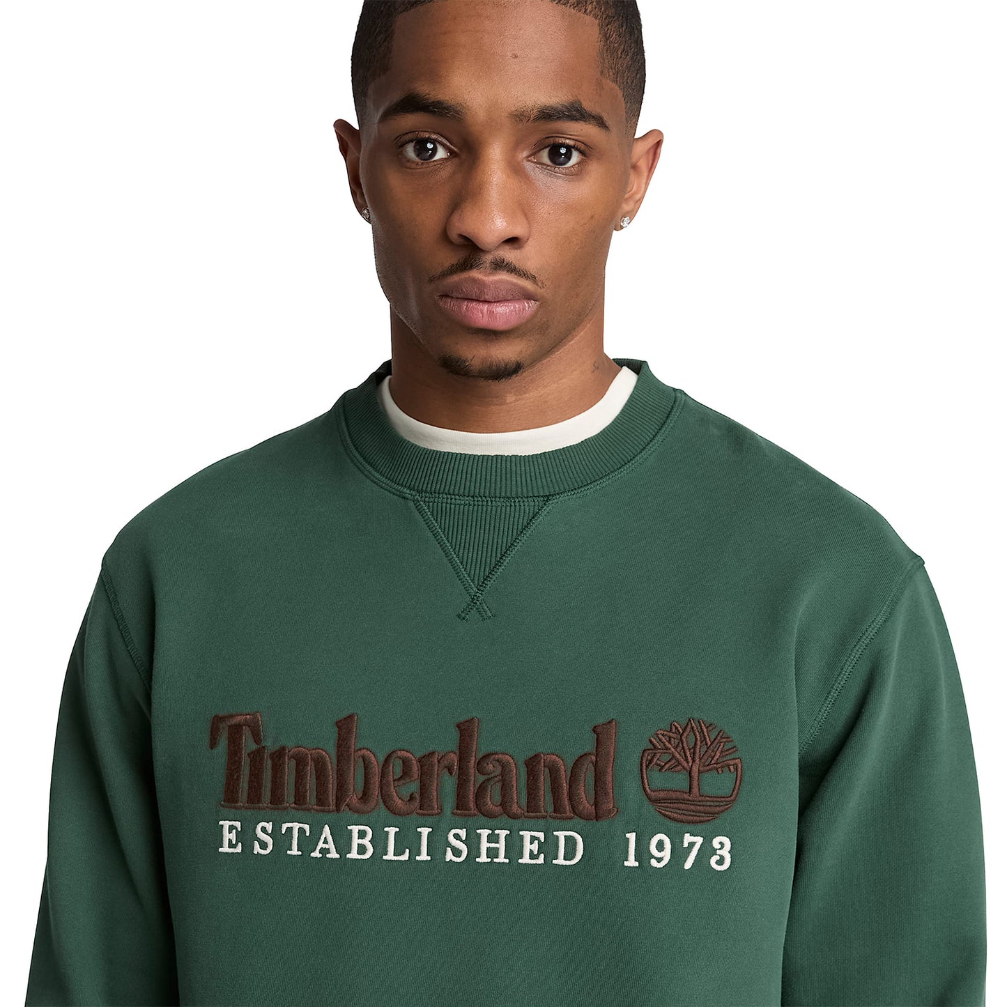 Timberland 1973 Embroidered Logo BB Crew Sycamore  - TBC0YHB73981