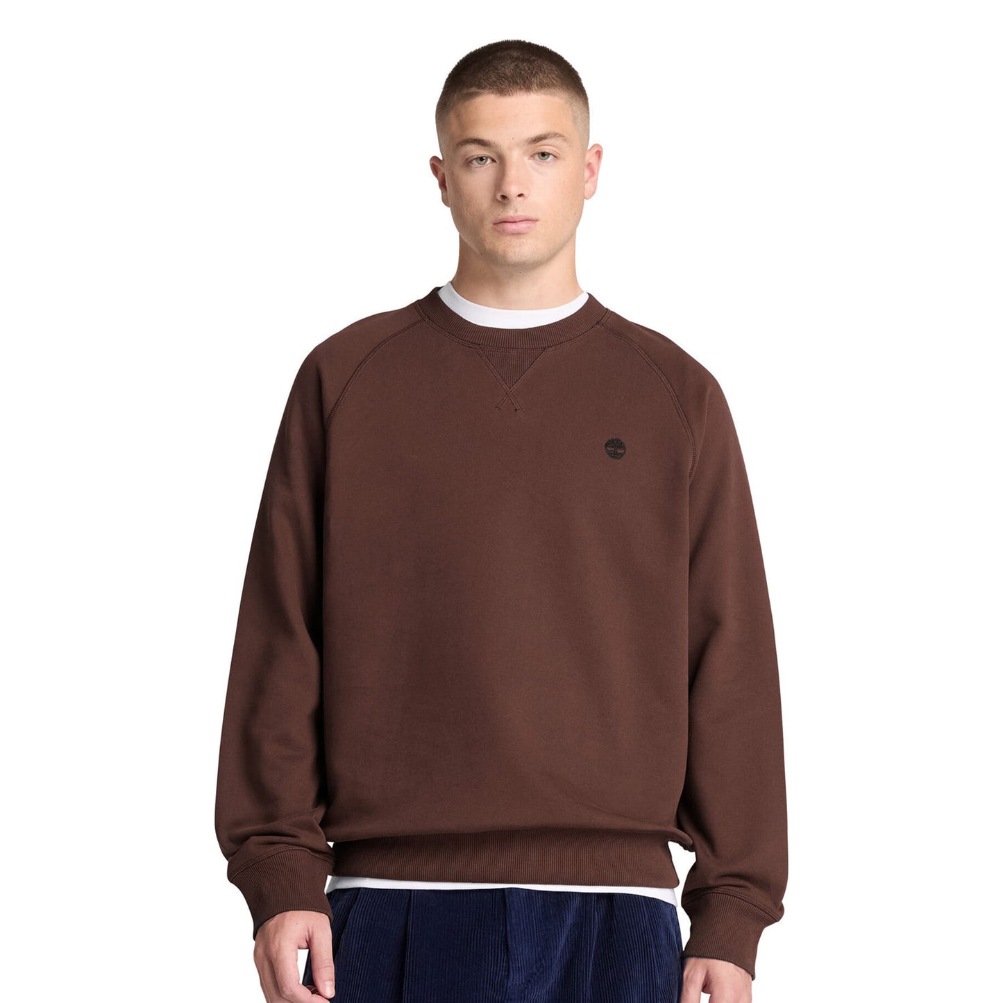 Timberland Exet LB Crew Sweatshirt Chicory Coffee  - TBC0YHBAAJD1